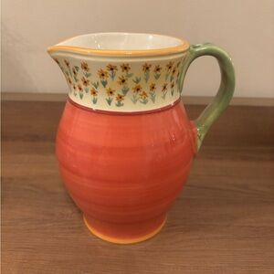 Mint Pfaltzgraff Sunflower “The Secrets of Pistoulet" Pitcher By Jana Kolpen